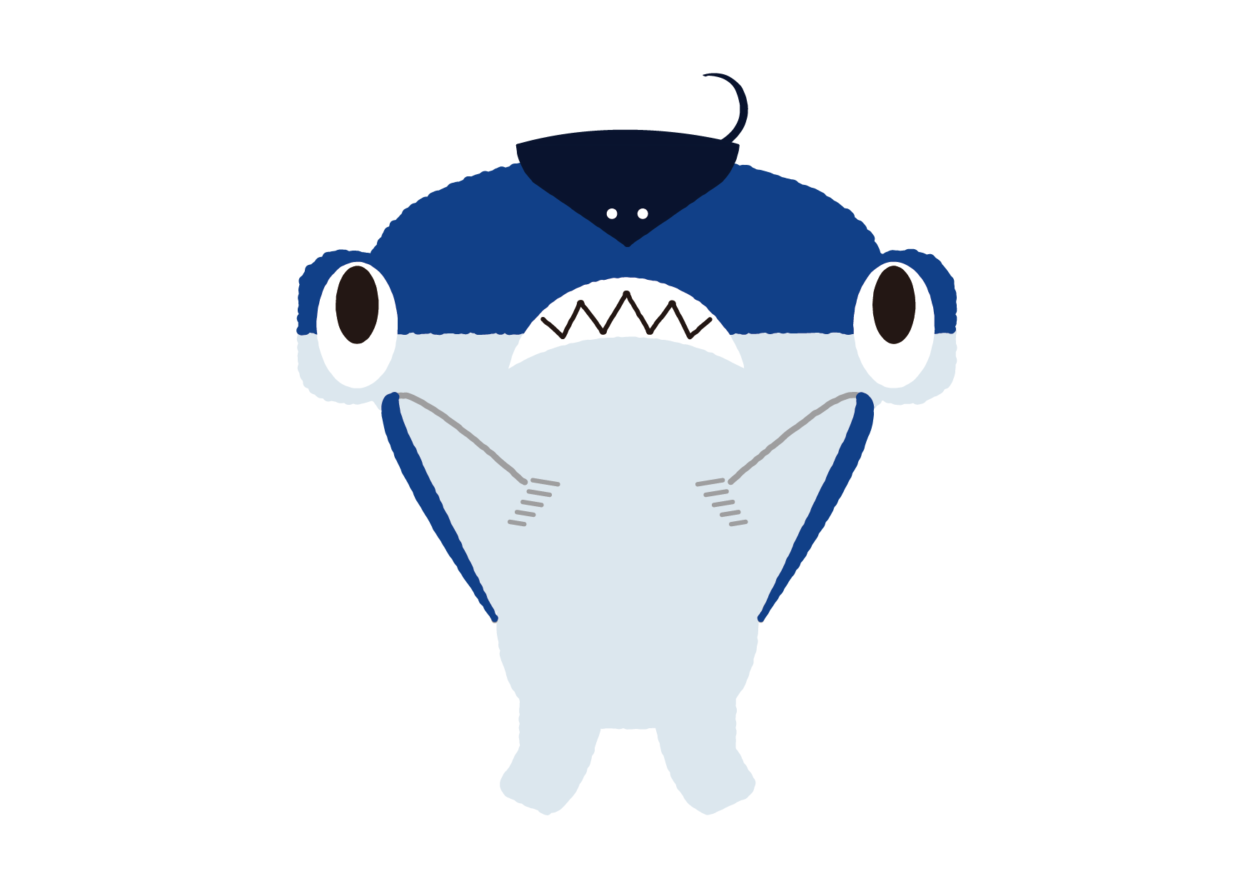 迷子でもポジティブ！　ご当地キャラの新星、四国水族館の「しゅこくん」は学びの要素満載のシュモクザメ