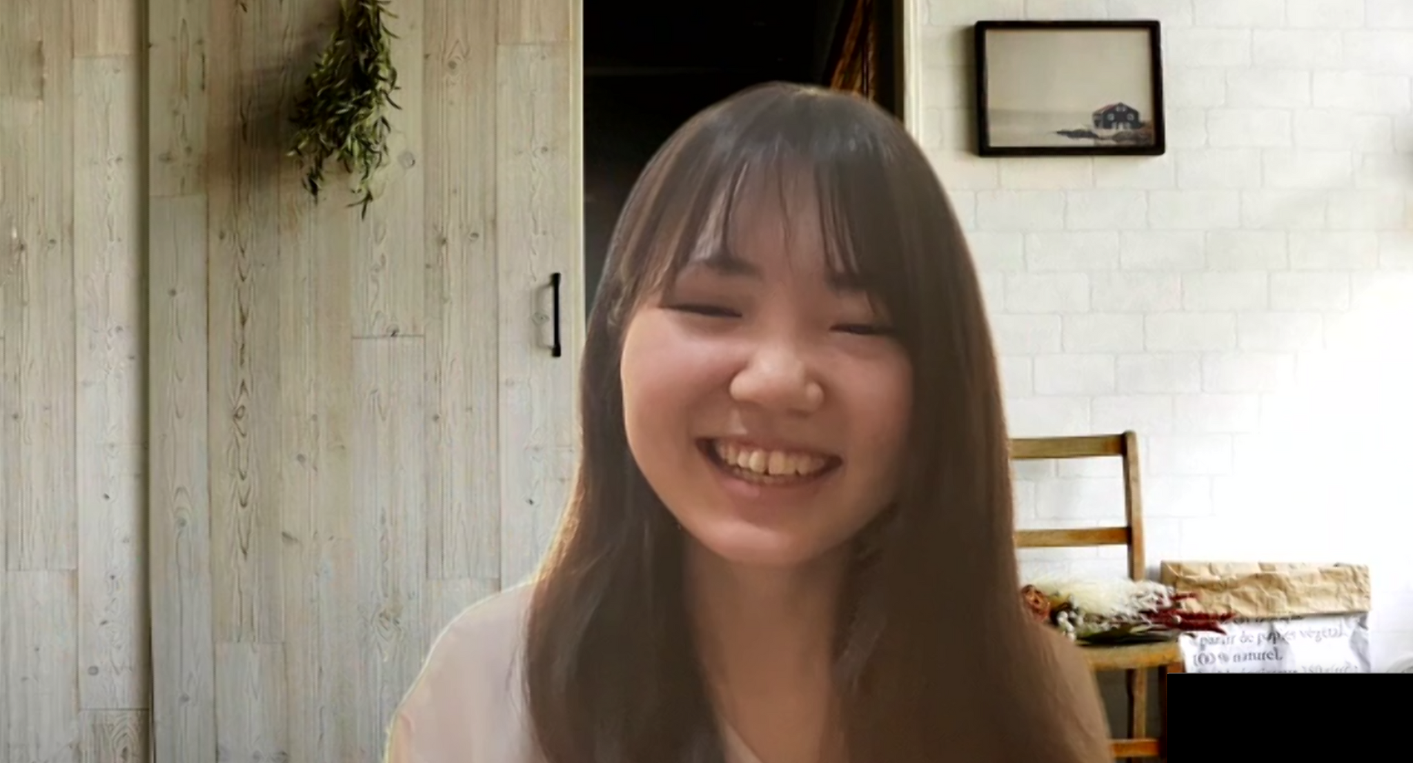 オンライン取材に対応してくれた田貝奈央さん