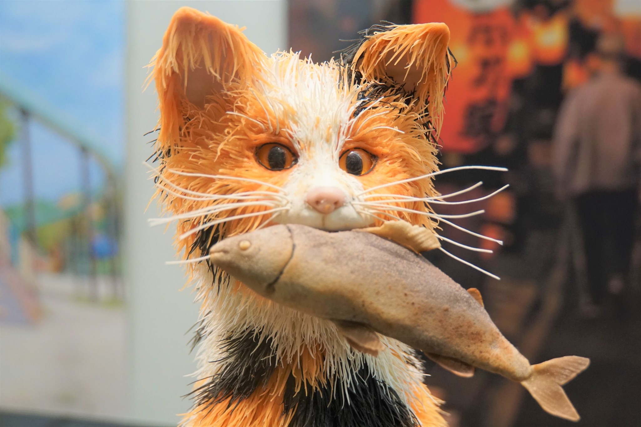 お魚くわえたどら猫はお菓子!?　職人の技が光る工芸菓子の生き物展　岡山市