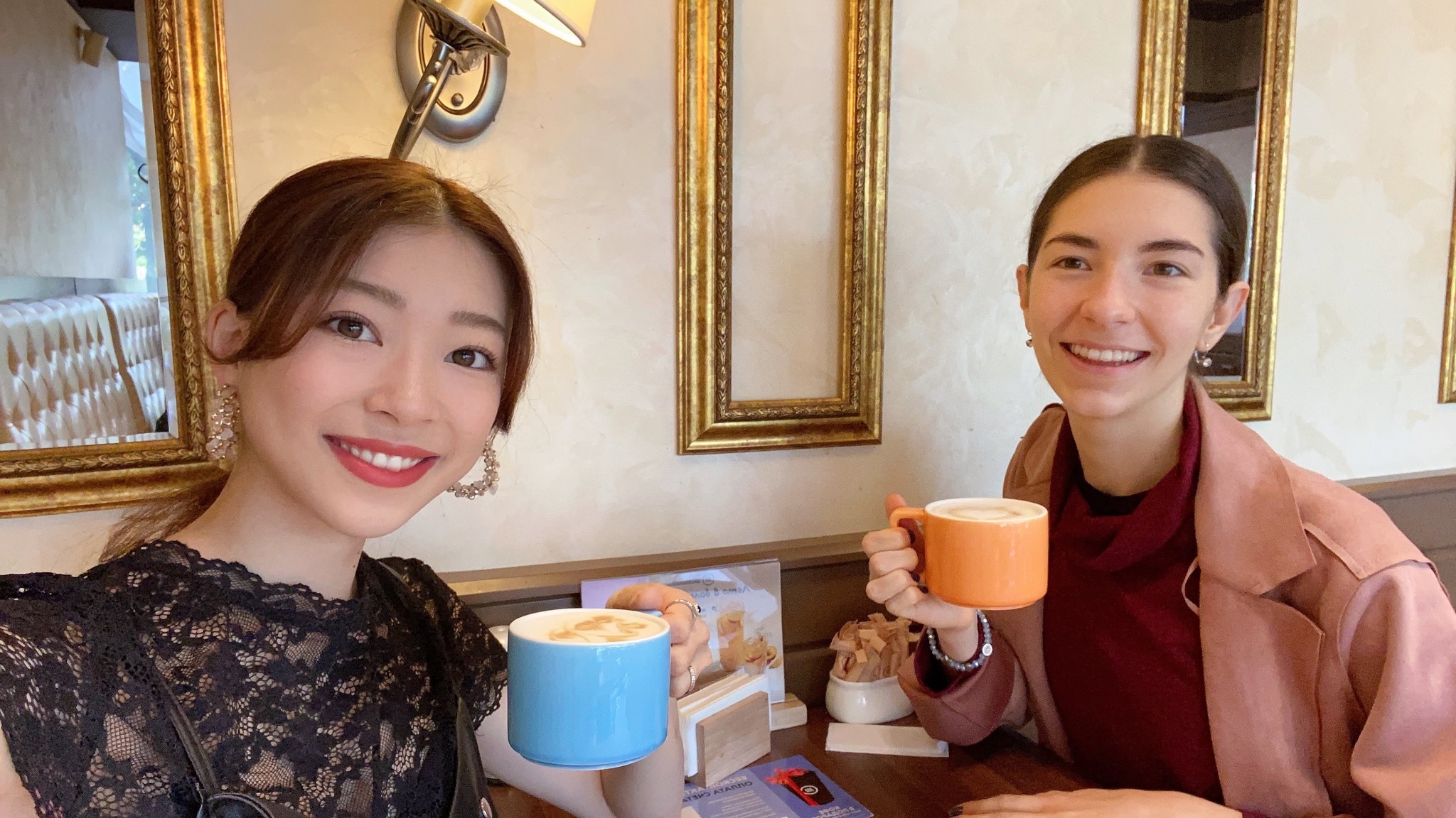 ロシアのカフェで
